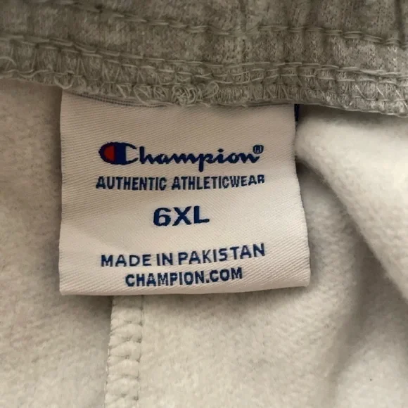 New Mens big and tall champion sweat shorts grey - Picture 6 of 7